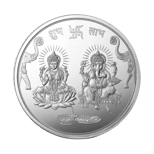 LAKSHMI GANESH SILVER COIN