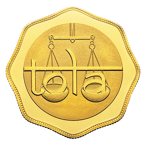 HALF-TOLA 24K 5.8319 GM GOLD COIN